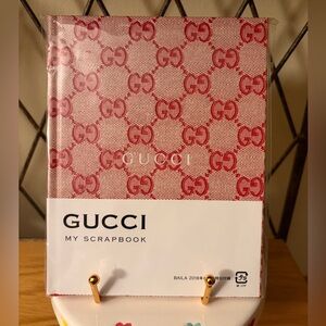 Gucci “My Scrapbook”Red & White Logo New